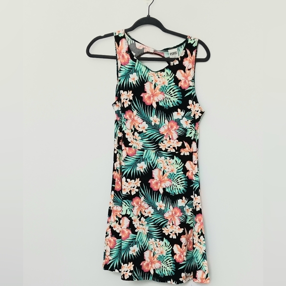 PINK Victoria's Secret Dresses & Skirts - PINK Victoria's Secret Dress Women's Size L Tropical Hibiscus Print Vacation Fun